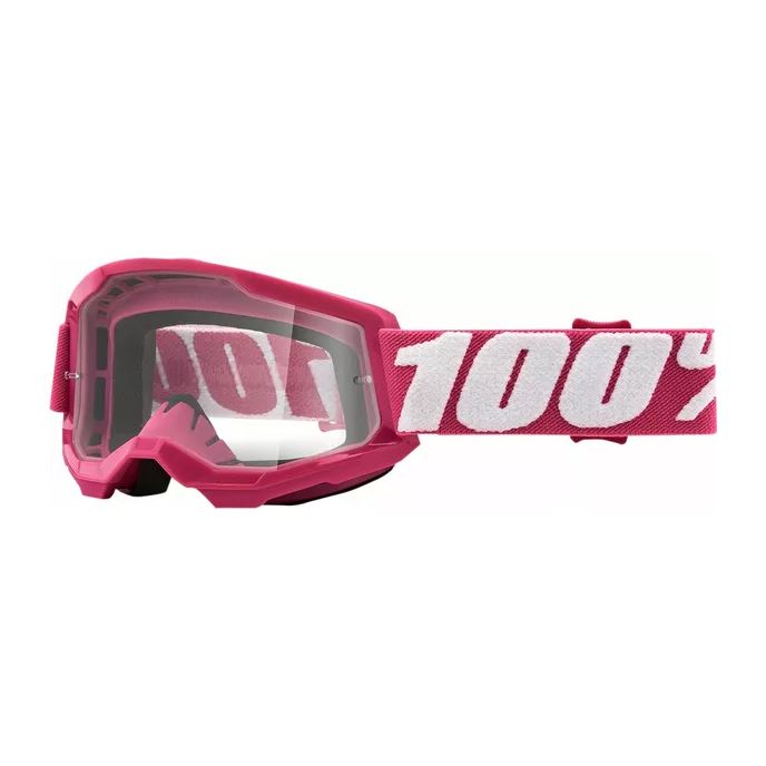100% MX Goggles Strata 2 Youth Fletcher Clear